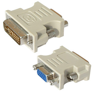 VGA to DVI Adapter VGA Female to DVI-I Male