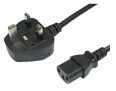 0.5m C13 Mains Power Lead UK to Kettle Type