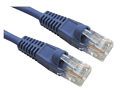 Snagless CAT6 Low Smoke LSZH Patch Cable, 0.5m, Blue