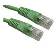 Snagless CAT6 Low Smoke LSZH Patch Cable, 0.5m, Green