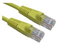 Snagless CAT6 Low Smoke LSZH Patch Cable, 0.5m, Yellow