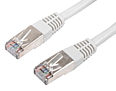 Shielded CAT5e Patch Cable, 0.5m, Grey