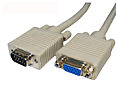 0.5m VGA Extension Cable - Triple Shielded VGA Male to Female