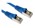 CAT6A Shielded Network Patch Cable, 10m, Blue