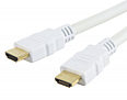 20 Meter White HDMI Cable High Speed with Ethernet 1.4
