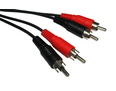 10m Twin RCA Cable