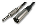 1m XLR to 1/4 Inch (6.35mm) Jack Cable Mono (TS) Microphone Cable