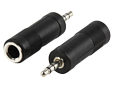 3.5mm Stereo Plug to 1/4 inch Stereo Socket Adapter