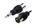 3.5mm Mono (M) to Coaxial (F) Adapter