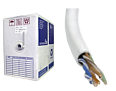 305m Box Reel CAT5e UTP Stranded Core Network Cable, White