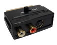 Switchable SCART to SVHS & Two RCA Adapter