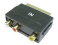 Three RCA to SCART Adapter