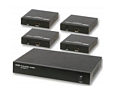 4 Way HDMI CAT5 Splitter Kit with 4 Receivers