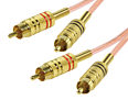 5m Car Audio RCA Phono Cable with Gold Plated Connectors