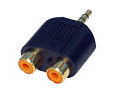 2x Phono to 3.5mm Jack Adapter