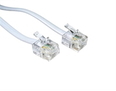 10m RJ11 to RJ11 Modem Cable - White