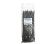 300mm x 4.8mm Black Cable Ties - 100 Pack