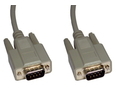 2m D9 Male to D9 Male Serial Cable Straight Wired