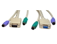 5m 2x M-F PS/2 & 1x SVGA M-F KVM Cable