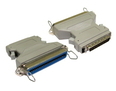 SCSI 1-2 50 Pin Centronic (F) to Half Pitch 50 (M) Adapter