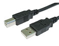 20cm Short USB Cable USB 2.0 A To B Data Cable Black