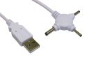 Triple Plug USB 2 Power Adaptor