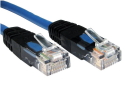 CAT5e Crossover Network Cable 1m Full Copper blue