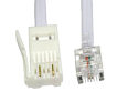 BT to RJ11 Cross Over Cable 2m 2 Wire