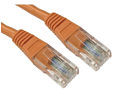 CAT5e Patch Cable UTP Full Copper, 0.25m, Orange