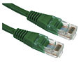 CAT5e Ethernet Cable 10m Green UTP Stranded Full Copper