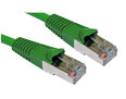 Shielded CAT5e Patch Cable, 10m, Green