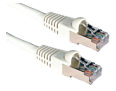 CAT6A Shielded Network Patch Cable, 20m, White