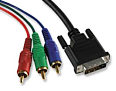 5m Component to DVI Cable