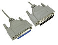 D25 Male to D25 Female Serial Extension Cable