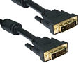 1m DVI Cable Dual Link - DVI-D Pro Grade Gold