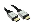 1m HDMI v2.1 Certified Cable - Silver Aluminium Shell