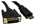 1m DVI to HDMI Cable - Gold Plated Pro Grade