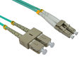 LC - SC 50/125 OM3 Fibre Optic Patch Cable 1m