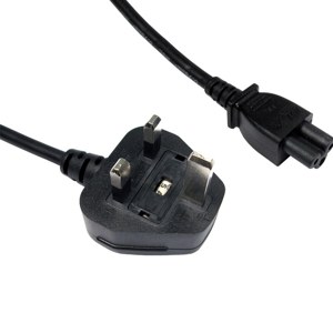 Cloverleaf Power Cable UK Mains Lead C5