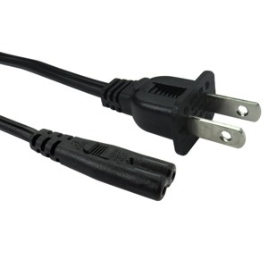 US to Figure 8 C7 Power Lead - Power Cable 2m