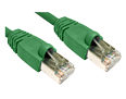 Snagless Shielded CAT6 Patch Cable, 0.5m, Green