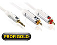 2m 3.5mm Jack to Twin Phono Cable Profigold PROI3402