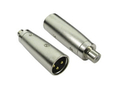 RCA (F) to XLR (M) Adapter - Gold Pins