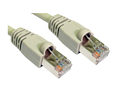 Snagless Shielded CAT6 Patch Cable, 0.5m, Grey