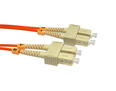 1m Fibre Optic Cable SC-SC orange 50/125 OM2