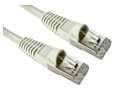 Shielded CAT5e Patch Cable, 1m, Grey