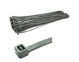 300mm x 4.8mm Silver Cable Ties - 100 Pack