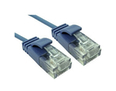 0.5m Slim Economy 6 Gigabit Patch Cable Patch Cable - Blue