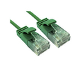 0.25m Slim Economy 6 Gigabit Patch Cable Patch Cable - Green