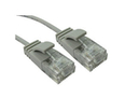 1m Slim Economy 6 Gigabit Patch Cable Patch Cable - Grey